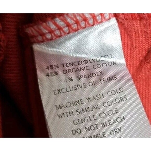 Toad and Co womens med A Line Shift Dress Pink Salmon Color Long Sleeve Turkey - Picture 5 of 11